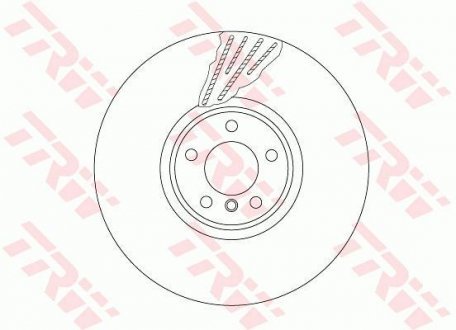Тормозной диск TRW DF6618S (фото 1)