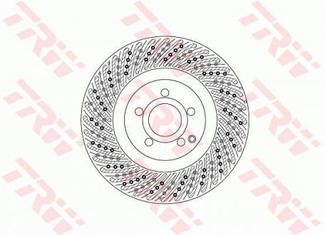 Тормозной диск TRW DF6775S