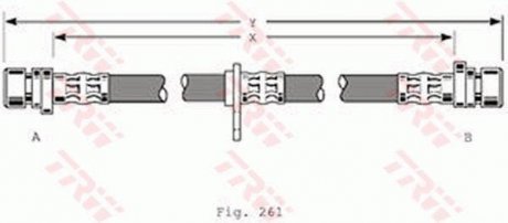 Тормозной шланг TRW PHA367