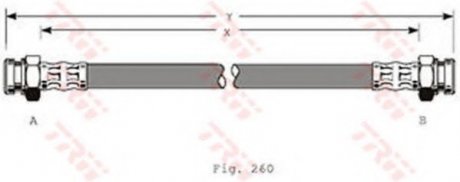 Тормозной шланг TRW PHA368