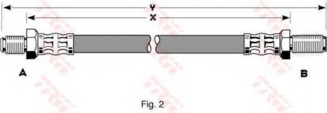 Тормозной шланг TRW PHC105