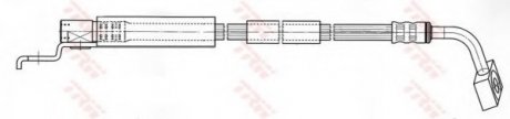 Тормозной шланг TRW PHD401