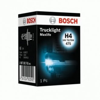 Лампа накаливания 1 987 302 742 BOSCH 1987302742