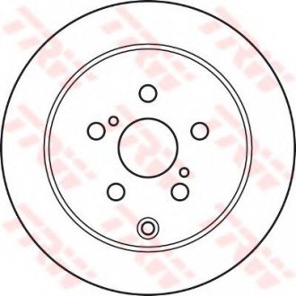 Тормозной диск TRW DF4899