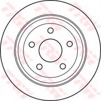Тормозной диск TRW DF6027