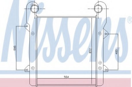 Интеркулер NISSENS Nissens A/S 96975