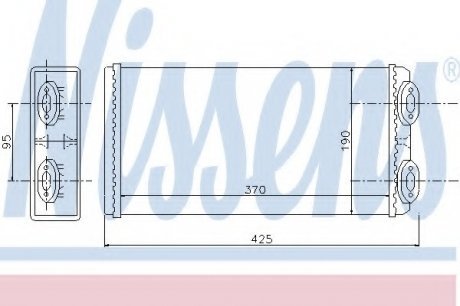 Отопитель NISSENS Nissens A/S 71925