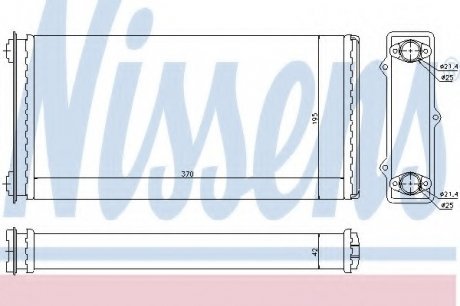 Отопитель NISSENS Nissens A/S 71301