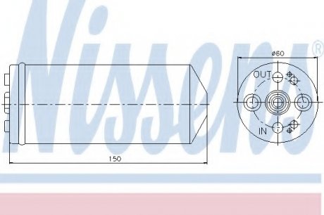 Осушувач кондиціонера NISSENS Nissens A/S 95056