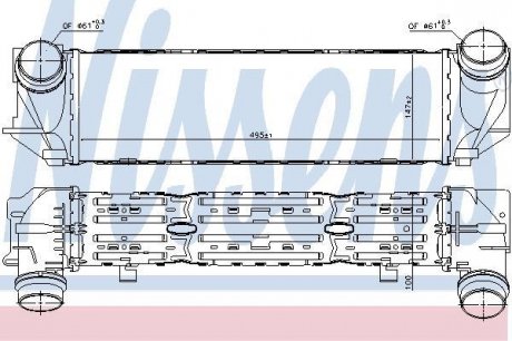 Интеркулер NS_K Nissens A/S 96321