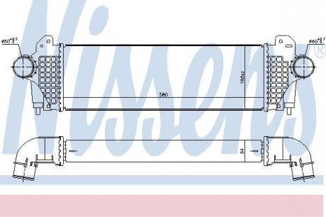 Интеркулер NS_K Nissens A/S 96245