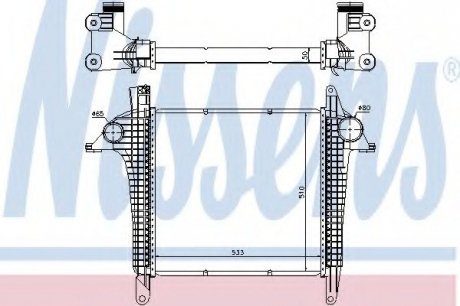 Интеркулер NS_K Nissens A/S 97057