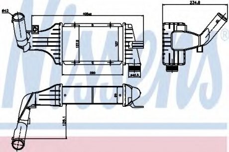 Интеркулер NS_K Nissens A/S 96788