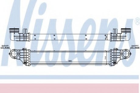 Интеркулер NS_K Nissens A/S 96786