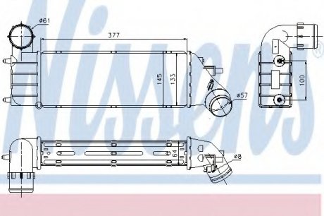 Інтеркулер NS_K Nissens A/S 96766