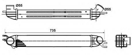 Інтеркулер NRF 30303