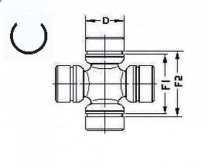 Крестовина GKN U193