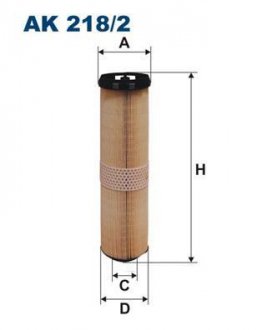 Фильтр воздушный Filtron(WA9484) WIX - Filtron WIX FILTERS AK 218/2