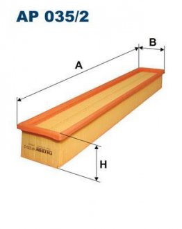Фильтр воздушный Filtron(WA6680) WIX - Filtron WIX FILTERS AP 035/2