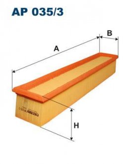 Фильтр воздушный Filtron(WA6681) WIX - Filtron WIX FILTERS AP 035/3