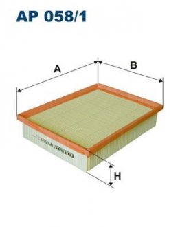 Фильтр воздушный Filtron(WA9404) WIX - Filtron WIX FILTERS AP 058/1