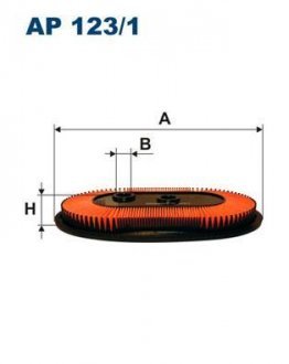 Фильтр воздушный Filtron(WA6303) WIX - Filtron WIX FILTERS AP 123/1