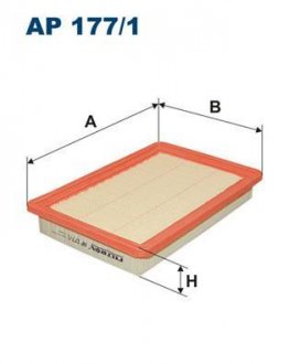 Фильтр воздушный Filtron(WA6593) WIX - Filtron WIX FILTERS AP 177/1