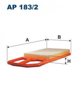 Фильтр воздушный Filtron(WA6695) WIX - Filtron WIX FILTERS AP 183/2