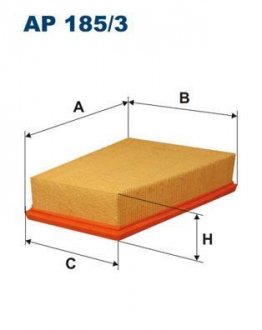 Фильтр воздушный Filtron(WA9458) WIX - Filtron WIX FILTERS AP 185/3