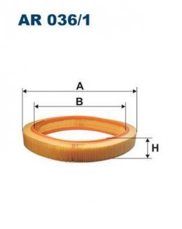 Фильтр воздушный Filtron(WA6632) WIX - Filtron WIX FILTERS AR 036/1