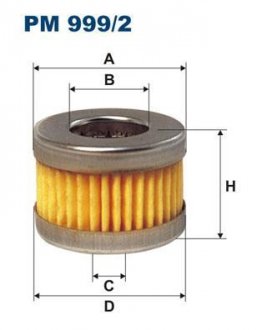 Фильтр топливный Filtron(WF8342) WIX - Filtron WIX FILTERS PM 999/2