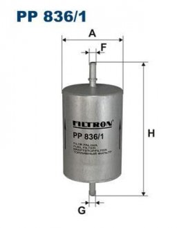 Фильтр топливный (WF8041) - WIX FILTERS PP 836/1 (фото 1)