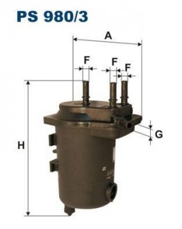 Фильтр топливный Filtron(WF8363) WIX - Filtron WIX FILTERS PS 980/3