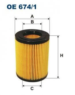 Фильтр олійний Filtron(WL7419) WIX - Filtron WIX FILTERS OE 674/1