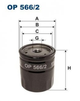 Фильтр масляный Filtron(WL7319) WIX - Filtron WIX FILTERS OP 566/2