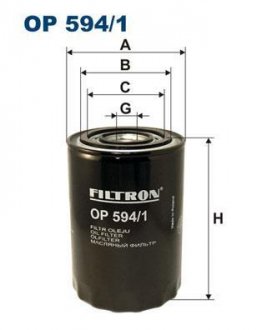 Фильтр масляный Filtron(WL7161) WIX - Filtron WIX FILTERS OP 594/1