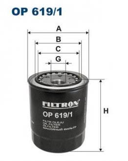 Фильтр олійний Filtron(WL7175) WIX - Filtron WIX FILTERS OP 619/1