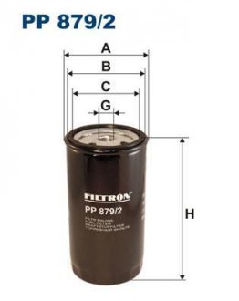 Фильтр топливный Filtron(33373) WIX - Filtron WIX FILTERS PP 879/2