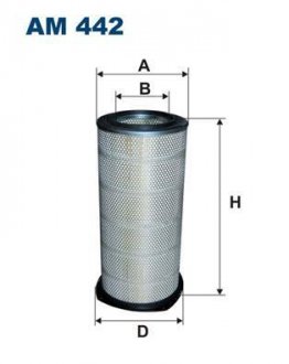 Фильтр воздушный Filtron(42391E) WIX - Filtron WIX FILTERS AM 442