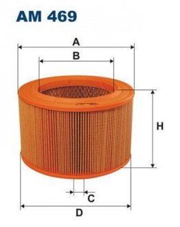 Фильтр воздушный Filtron(WA6534) WIX - Filtron WIX FILTERS AM 469