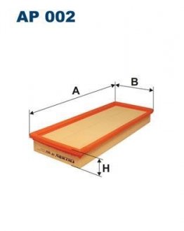 Фильтр воздушный Filtron(WA6161) WIX - Filtron WIX FILTERS AP 002