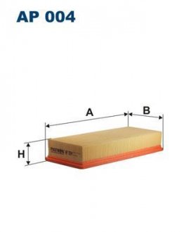 Фильтр воздушный Filtron(WA6166) WIX - Filtron WIX FILTERS AP 004