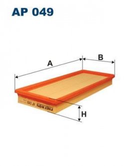 Фильтр воздушный Filtron(WA6212) WIX - Filtron WIX FILTERS AP 049