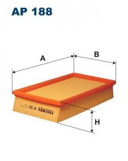 Фильтр воздушный Filtron(WA6559) WIX - Filtron WIX FILTERS AP 188