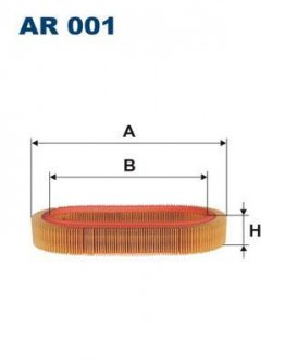 Фильтр воздушный Filtron(WA6376) WIX - Filtron WIX FILTERS AR 001