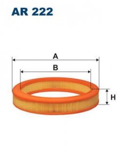 Фильтр воздушный Filtron(WA6403) WIX - Filtron WIX FILTERS AR 222