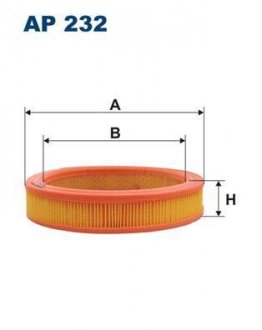 Повітряний фільтр FILTRON WIX FILTERS AR 232