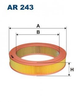 Фильтр воздушный Filtron(WA6426) WIX - Filtron WIX FILTERS AR 243