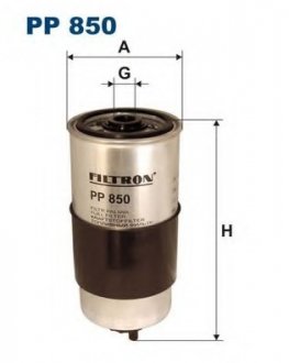 Фильтр топливный (WF8056) - WIX FILTERS PP 850 (фото 1)