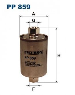 Фильтр топливный Filtron(WF8064) WIX - Filtron WIX FILTERS PP 859